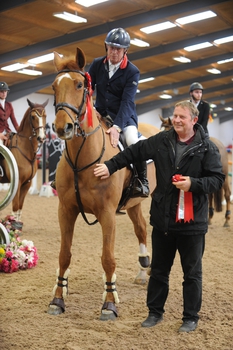 Paul Bevan is victorious in the Winter Grand Prix at SouthView Equestrian Centre
